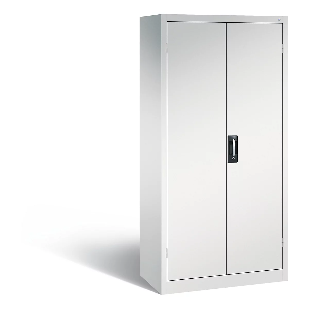 Armoire de charge sur batterie Basic de C+P avec portes en tôle pleine, H 1950 x L 930 x P 500 mm, gris clair