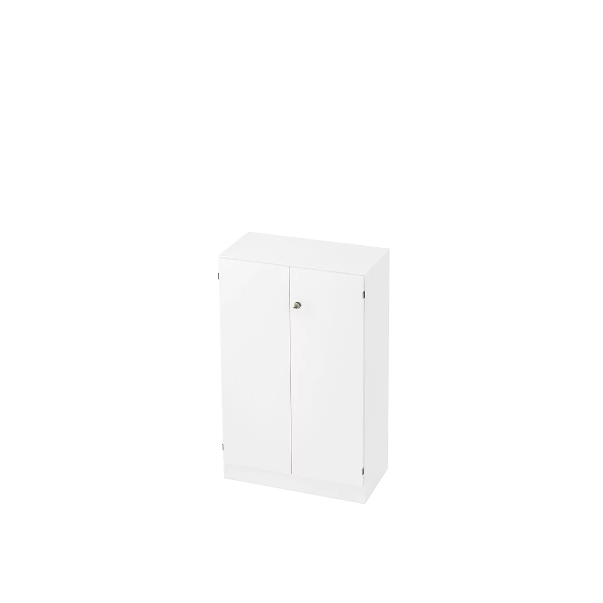 Armoire de classement 3 HC, l. 800 x P 420 x H 1270 mm, verrouillable, blanc/blanc