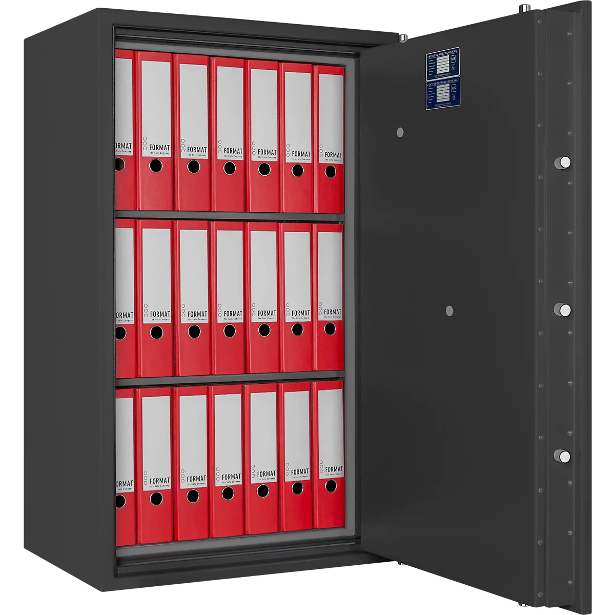 Armoire de sécurité pour documents Paper Star Duplex Pro 3, gris graphite