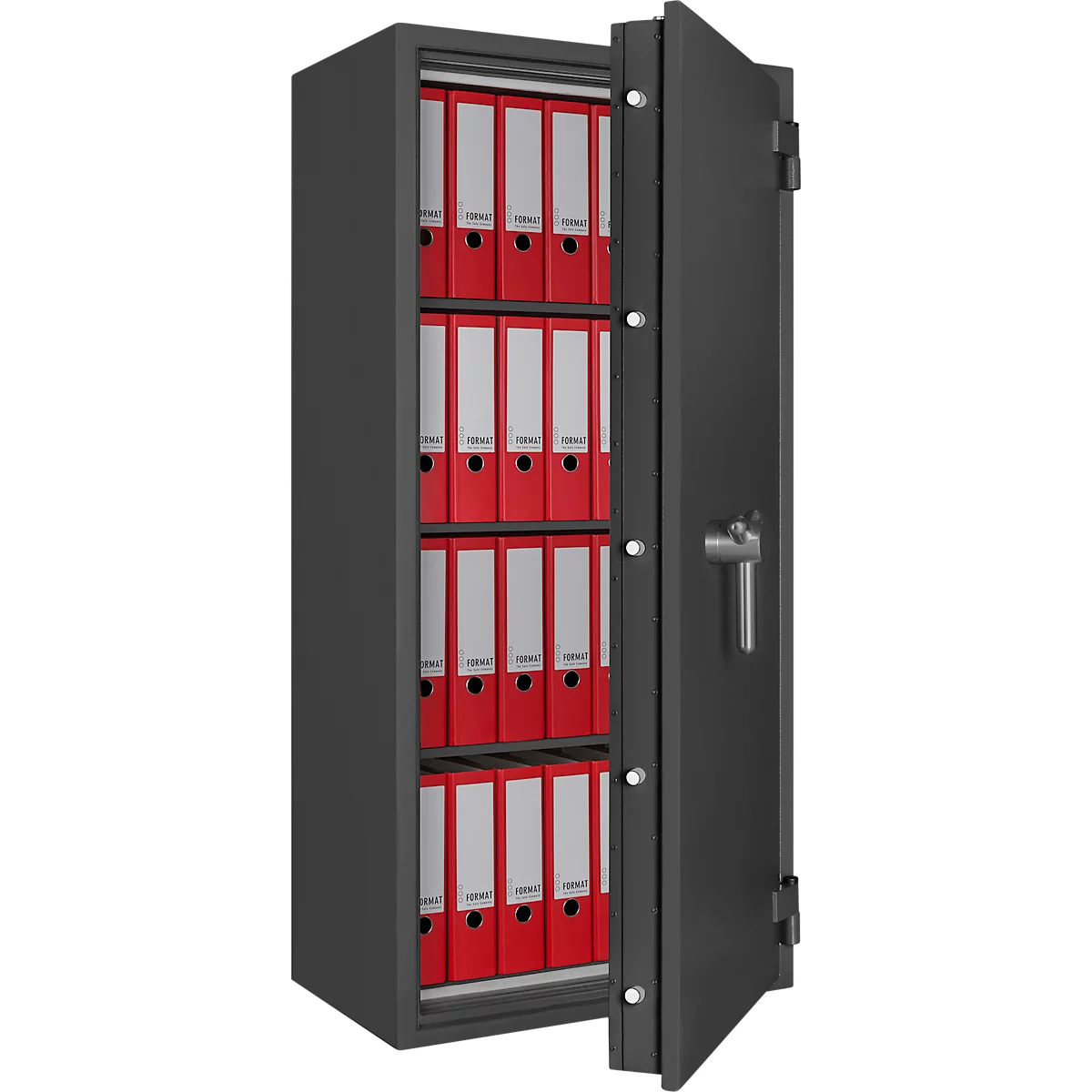 Armoire de sécurité pour documents Paper Star Duplex Pro 4, gris graphite