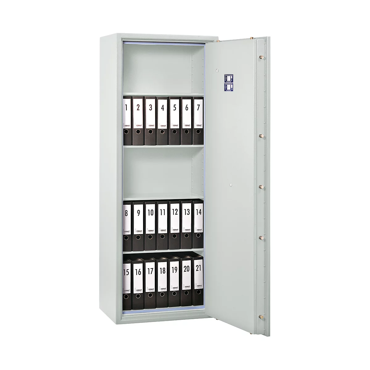 Armoire de sécurité pour documents Paper Star Duplex Pro 5, gris clair