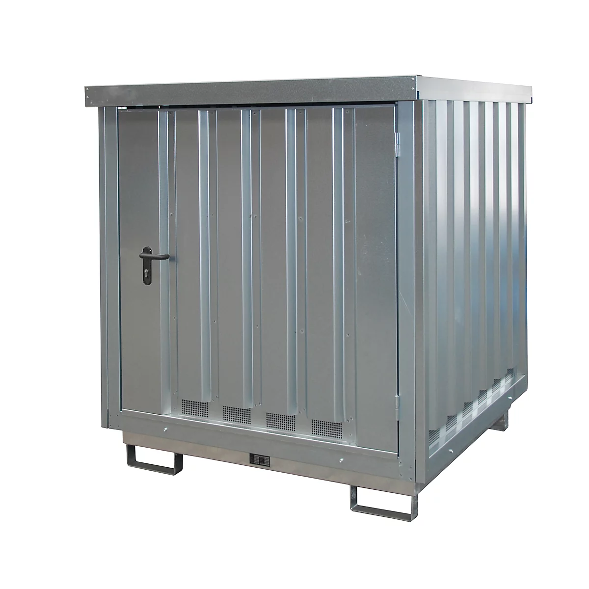 Armoire de stockage pour produits dangereux type GD-E Bauer, verrouillable, galvanisé