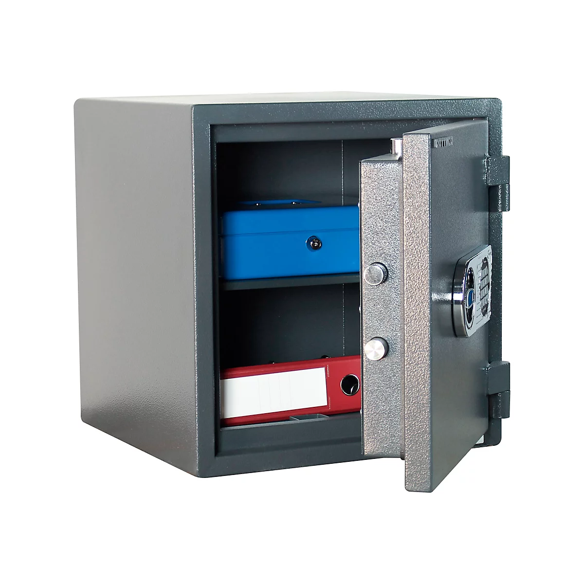Armoire forte Rottner EN1 Atlas Fire 45, serrure électronique, L 440 x P 430 x H 460 mm, acier, anthracite