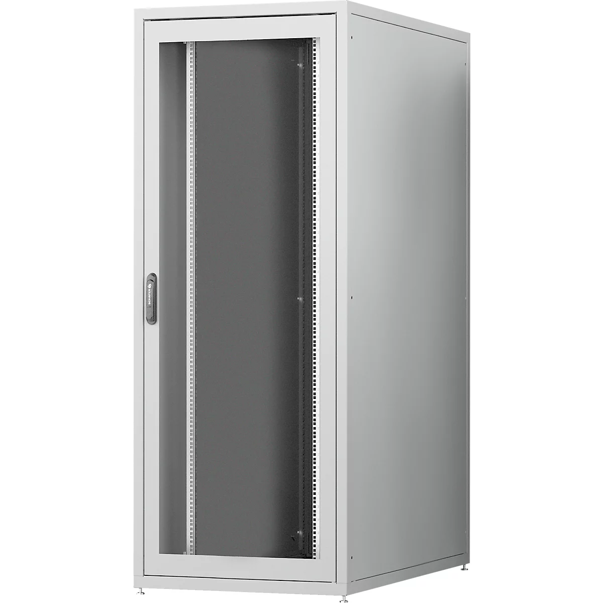 Armoire réseau PX, tôle d’acier, thermolaqué/galvanisé, avec verre transparent, l. 800 x P 800 x H 1200 mm