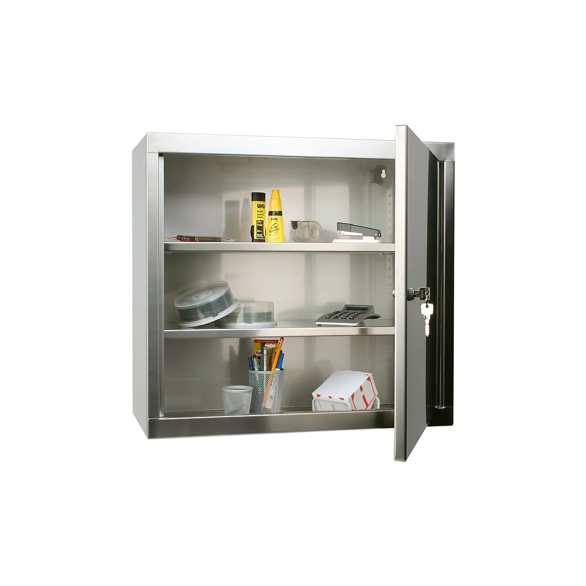 Armoire suspendue, inox, 600 x 650 x 320 mm