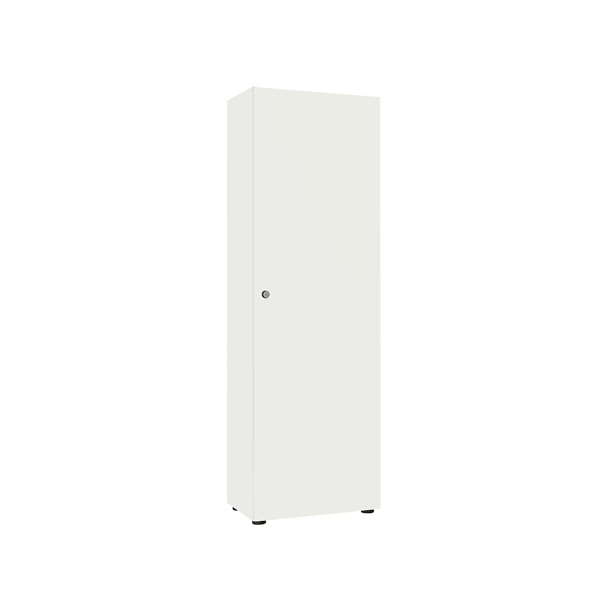 Armoire-vestiaire, 1 porte, l. 60 cm, 5 HC, blanc