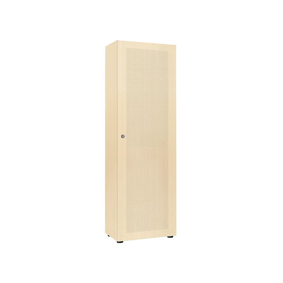 Armoire-vestiaire, 1 porte, l. 60 cm, 5 HC, coloris érable