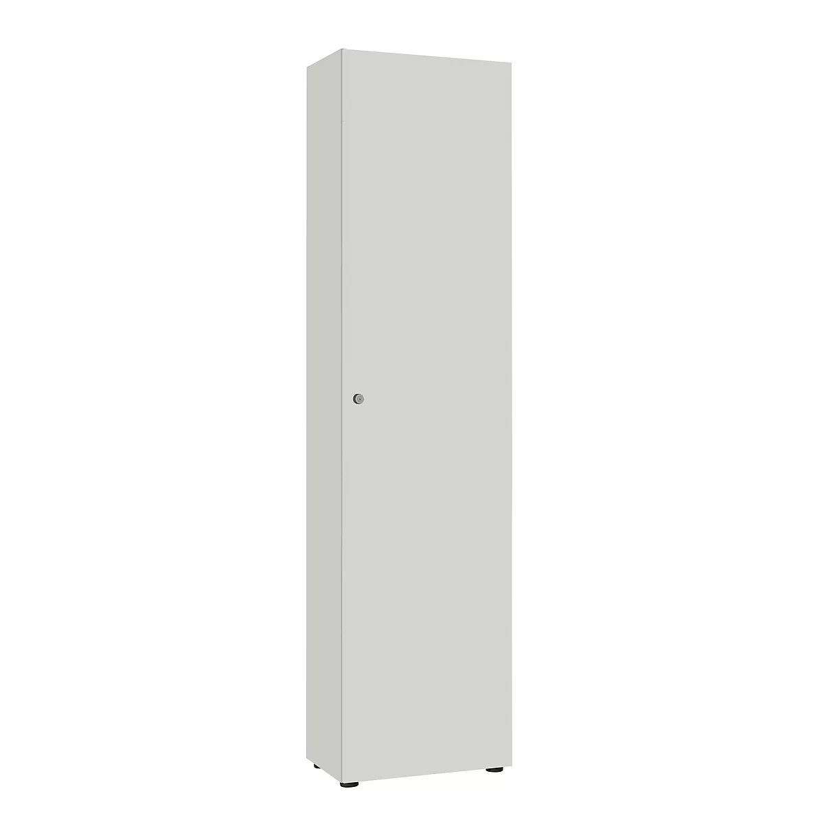 Armoire-vestiaire, 1 porte, l. 60 cm, 6 HC, argent