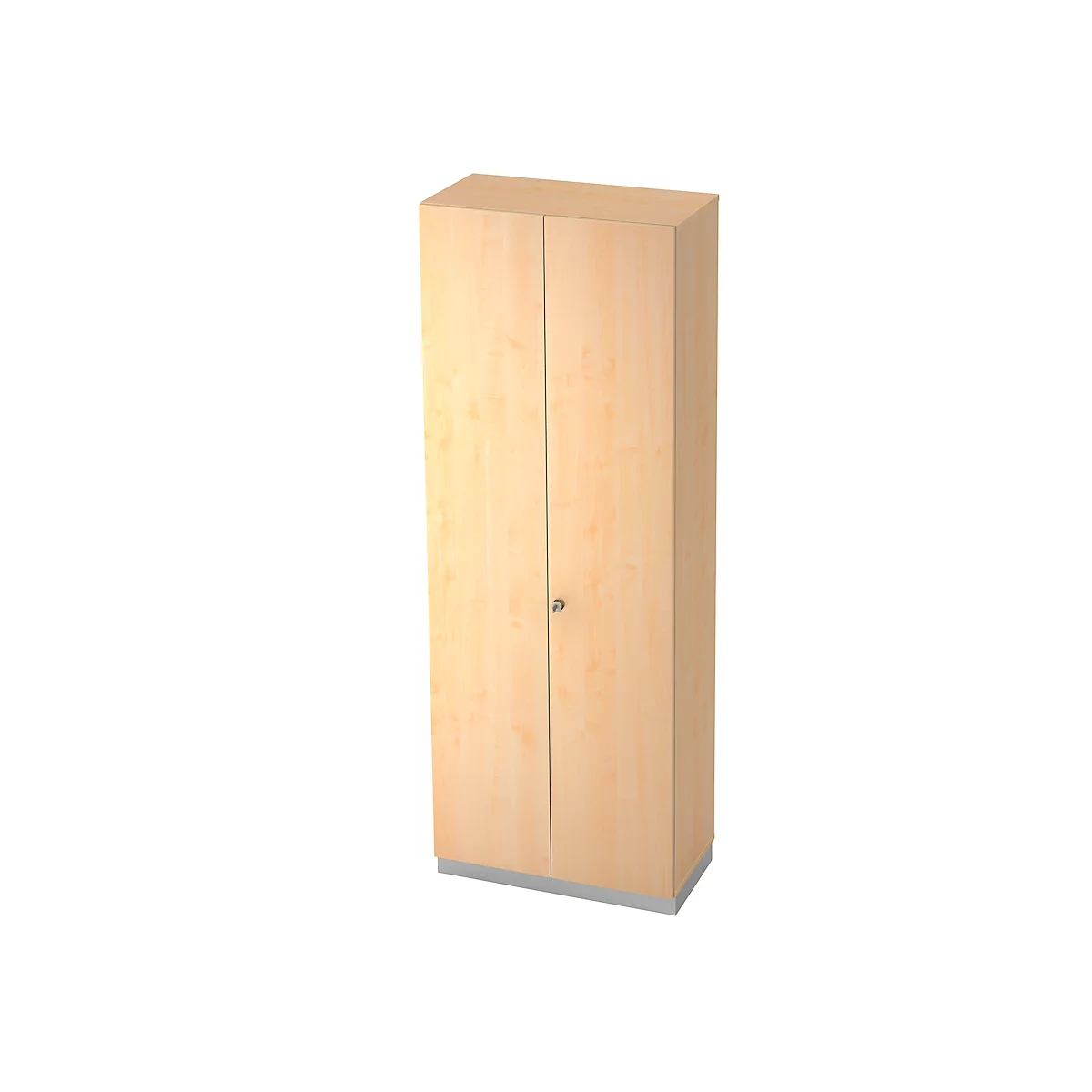 Armoire-vestiaire, 2 étagères, l. 800 x P 420 mm, coloris érable