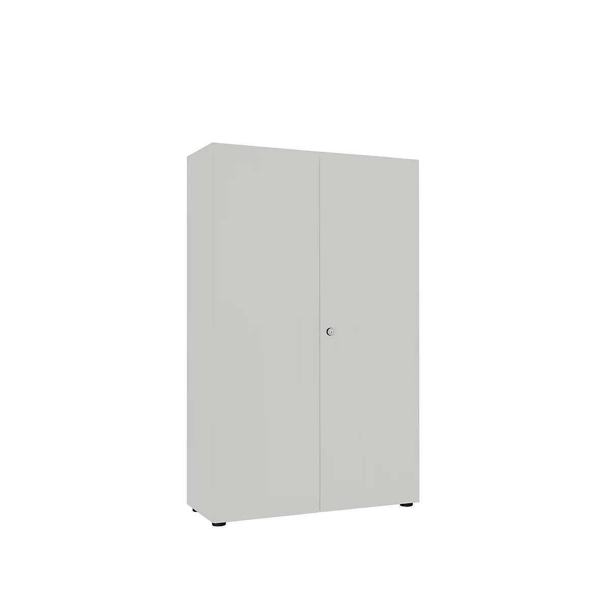 Armoire-vestiaire, 2 portes, l. 100 cm, 5 HC, argent