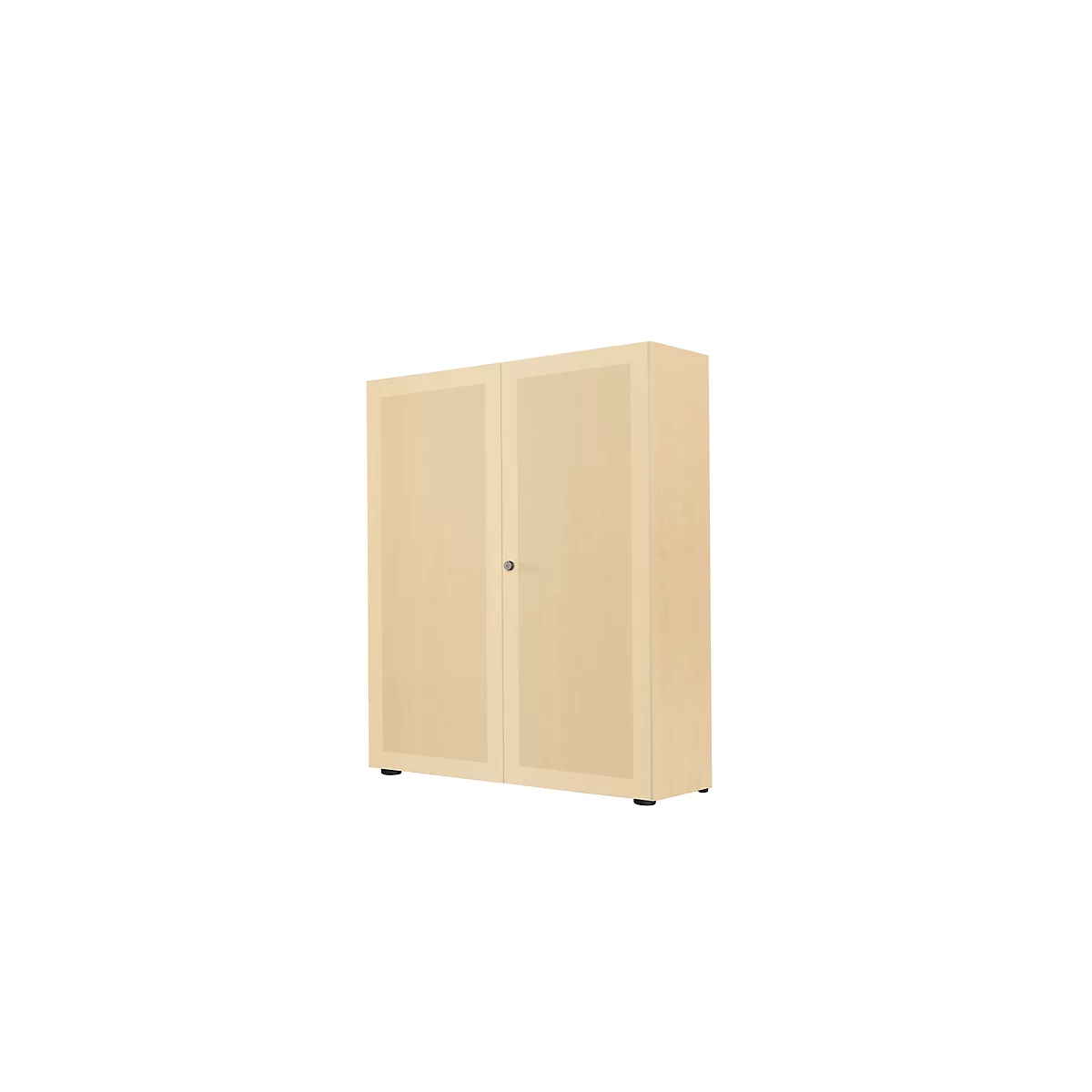 Armoire-vestiaire, 2 portes, l. 100 cm, 5 HC, coloris érable