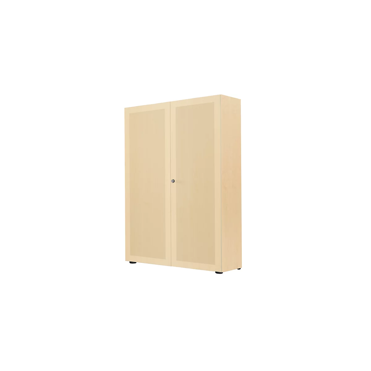 Armoire-vestiaire, 2 portes, l. 100 cm, 6 HC, coloris érable