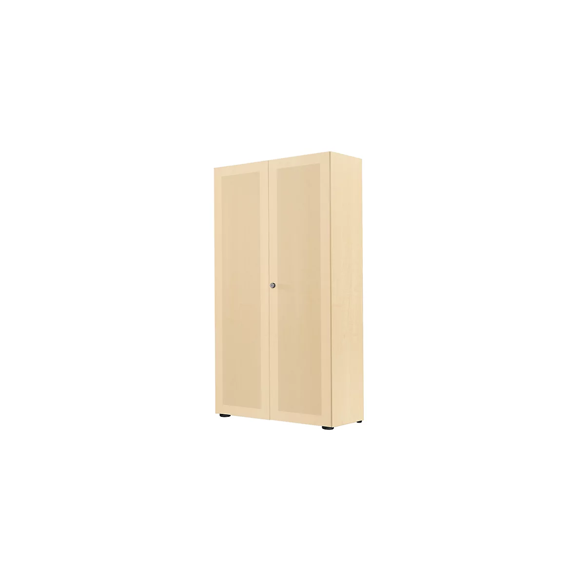 Armoire-vestiaire, 2 portes, l. 80 cm, 6 HC, coloris érable