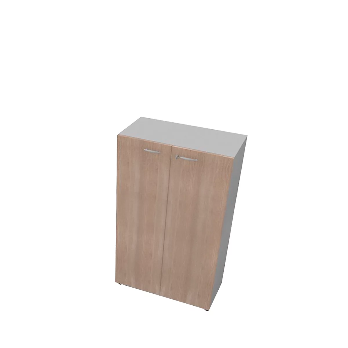 Armoire X-TIME WORK, 3 HC, portes en bois, 860 x 430 x 1310 mm, orme