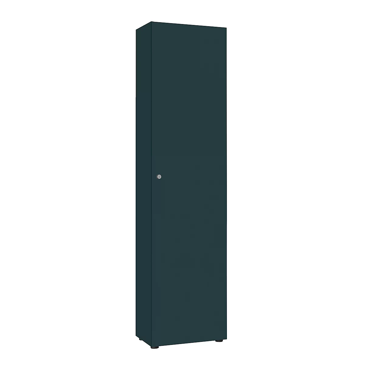 Armoires à portes battantes avec 1 porte, sans surface acoustique, l. 600 x H 2300 mm, graphite