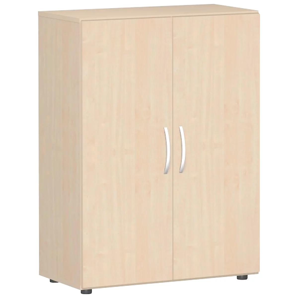 Armoires à portes battantes PALENQUE, 3 hauteurs de classeurs, l. 800 x P 420 x H 1104 mm, coloris érable