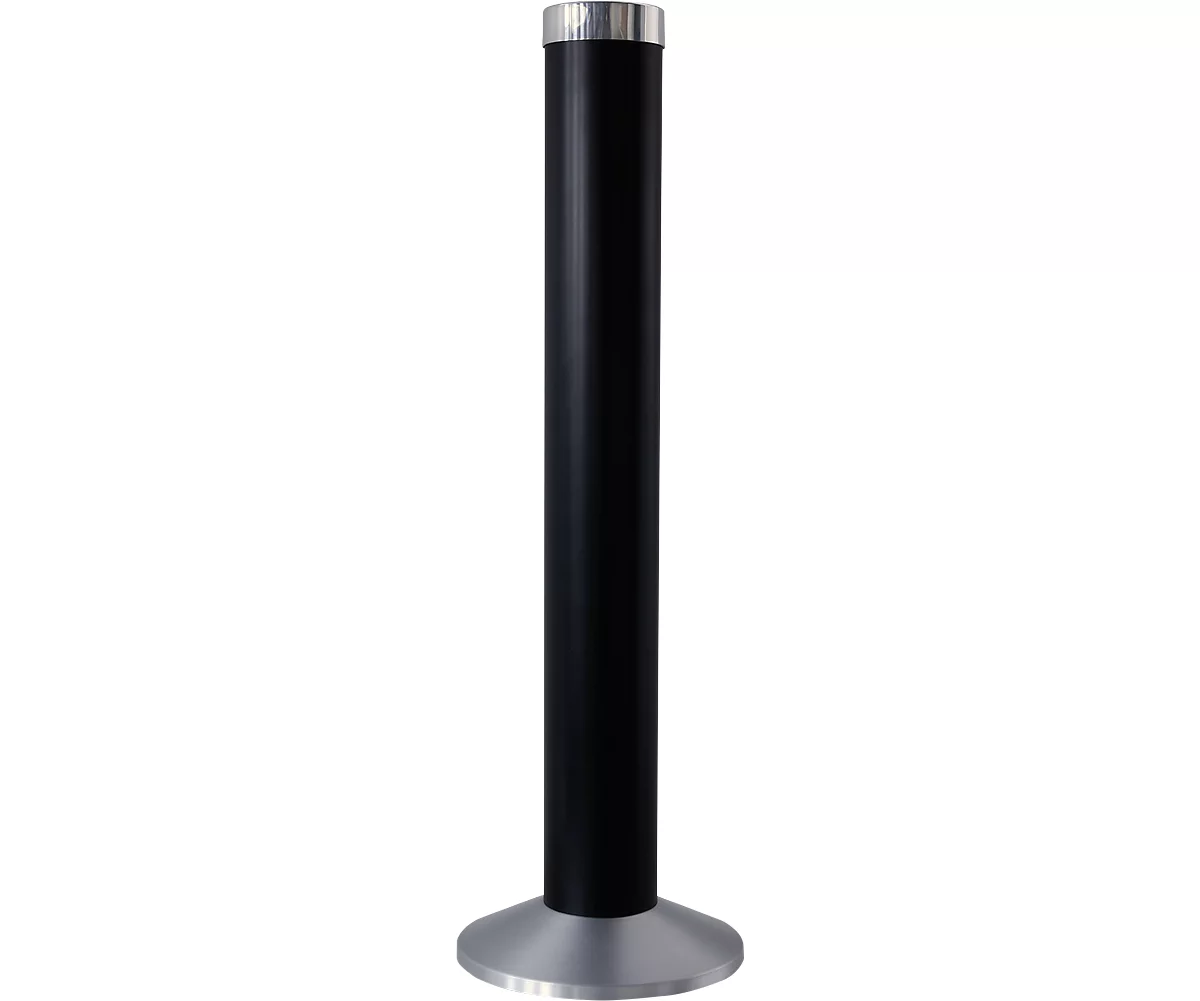 Aschenbecher 'Säule', Aluminium, Ø 300 x H 780 mm, schwarz