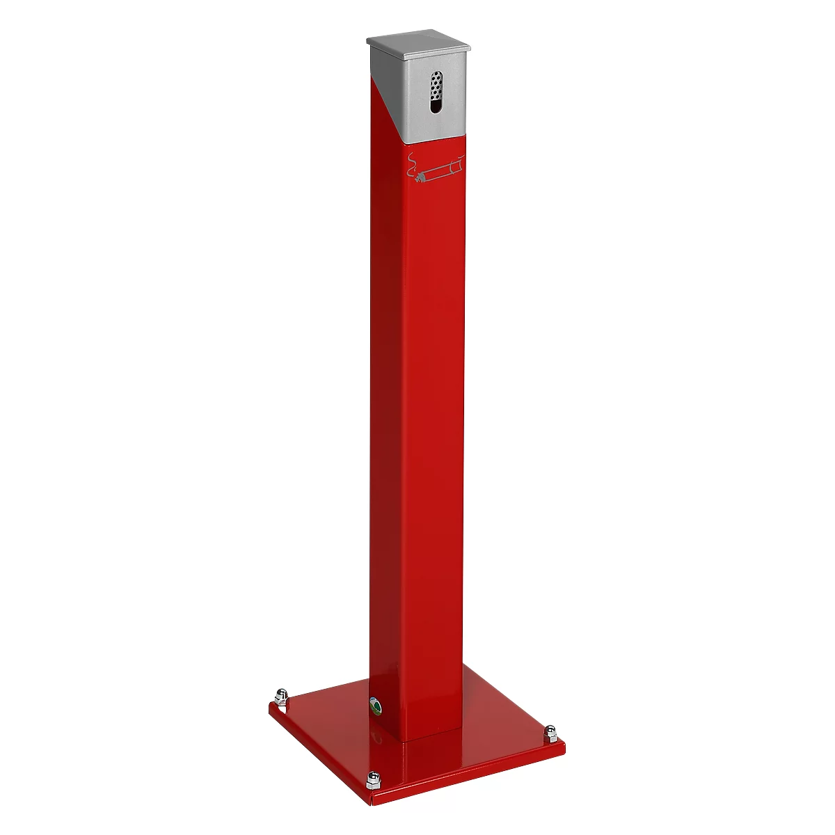 Ascher-Standsäule SG 105E, eckig, rot