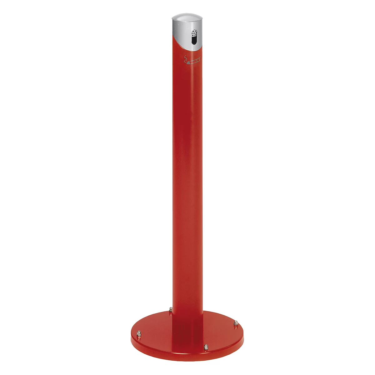 Ascher-Standsäule SG 105R, rund, rot