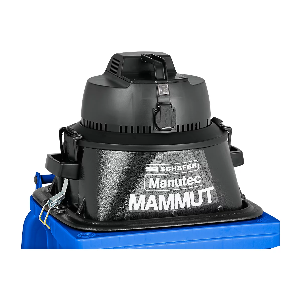 Aspirateur à main Manutec-Mammut, 1100 W, adapté aux poubelles de 120 l, avec prise pour outils, 1 filtre à cartouche &amp; 1 filtre en non-tissé 