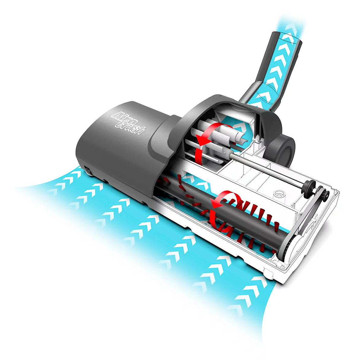 Aspirateur Henry Xtra, 620 W, filtre à air durable, volume 6 L, avec accessoires, rouge
