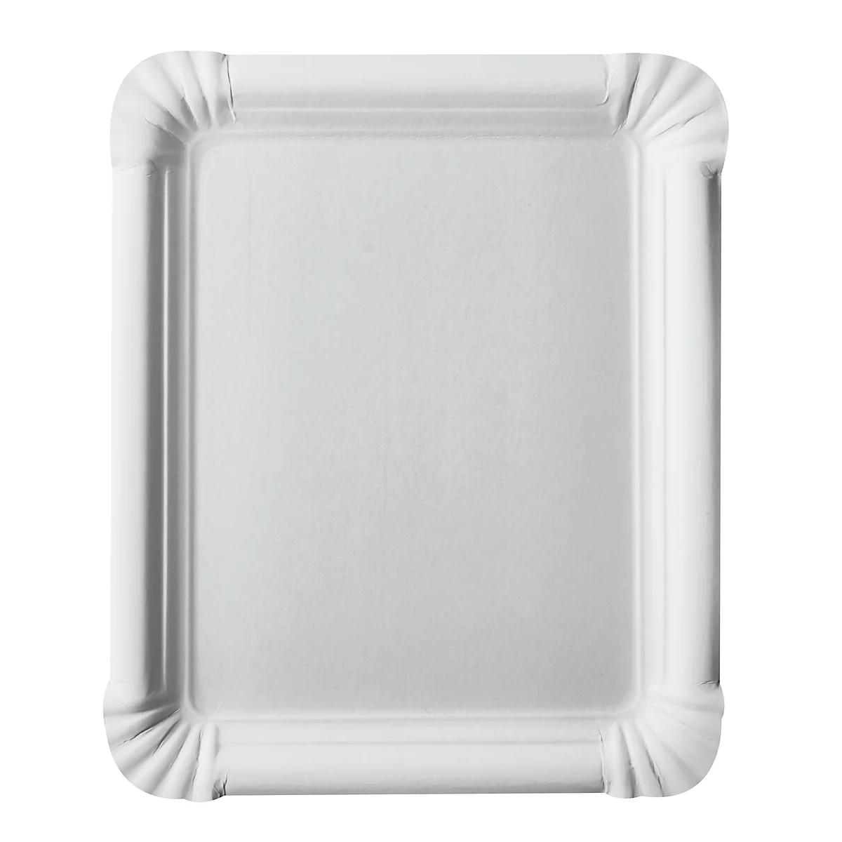Assiettes en carton Papstar Pure, jetables, carrées, 165 x 200 mm, qualité alimentaire, certifiées FSC® &amp; compostables, blanches, 2 x 250 pièces
