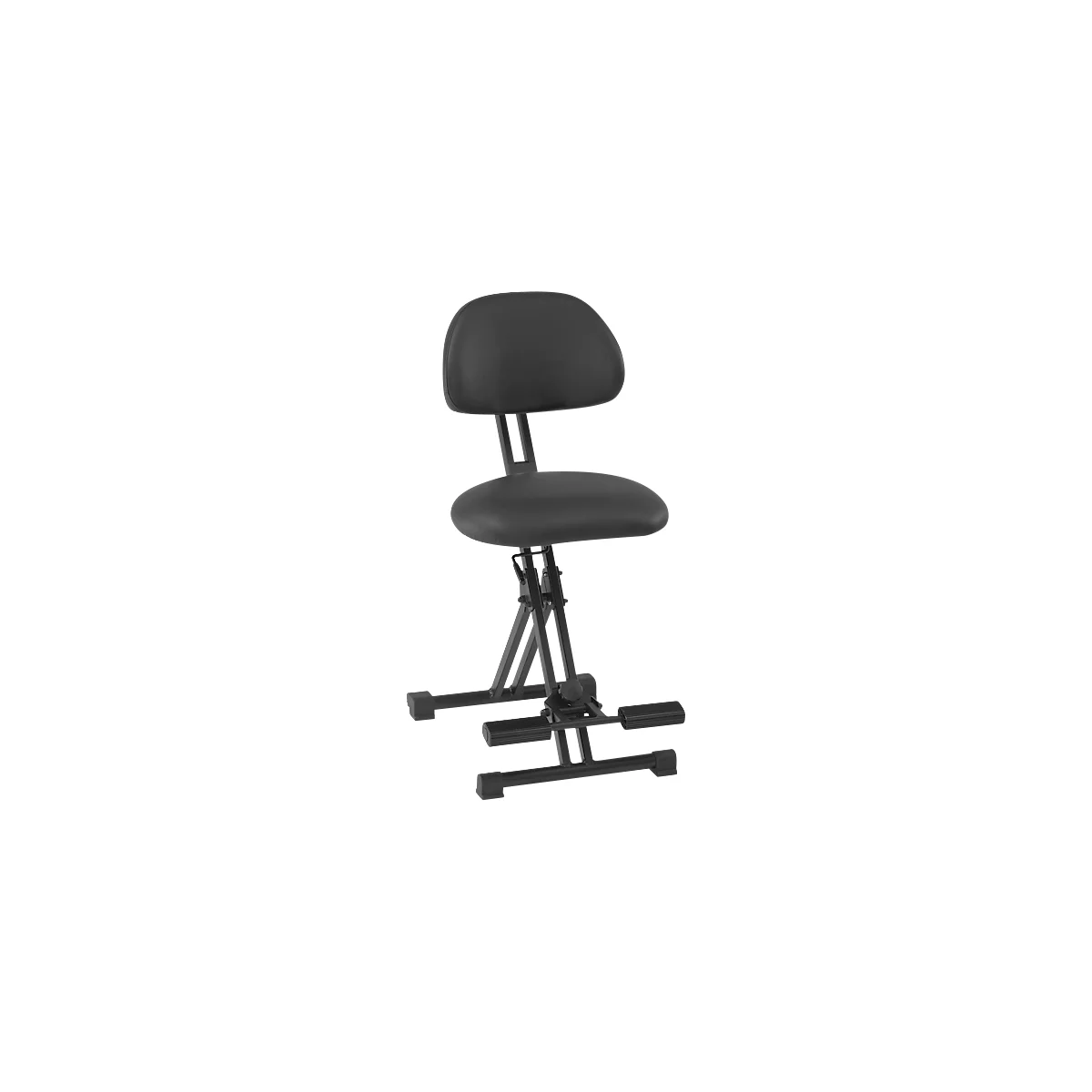 Assis-debout XXL AF-SR-Comfort-KL-AH, avec aide à la montée, hauteur réglable, jusqu'à 250 kg, similicuir, noir
