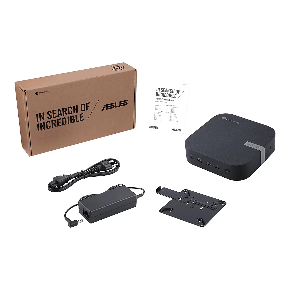 ASUS Chromebox 5 S3006UN - Mini-PC - 1 x Core i3 1220P - RAM 8 GB - SSD 128 GB - NVMe