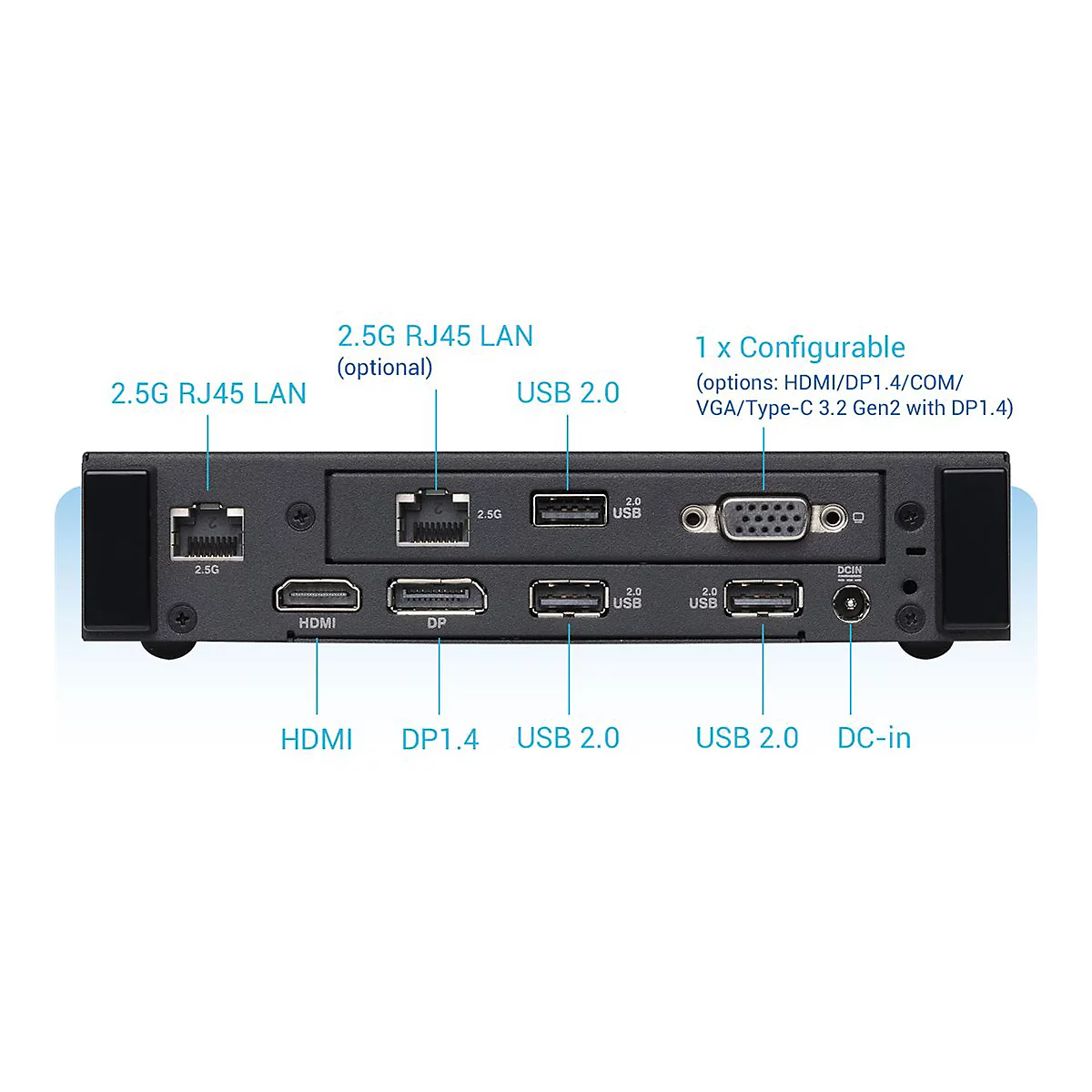 ASUS ExpertCenter PN43 SN100AD - Mini-PC - N-series N100 - RAM 4 GB - SSD 128 GB - NVMe