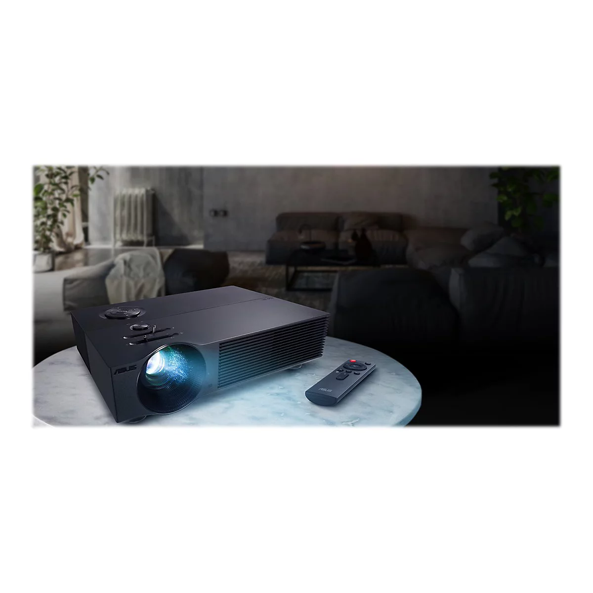 ASUS H1 - DLP-Projektor - 3D - Schwarz