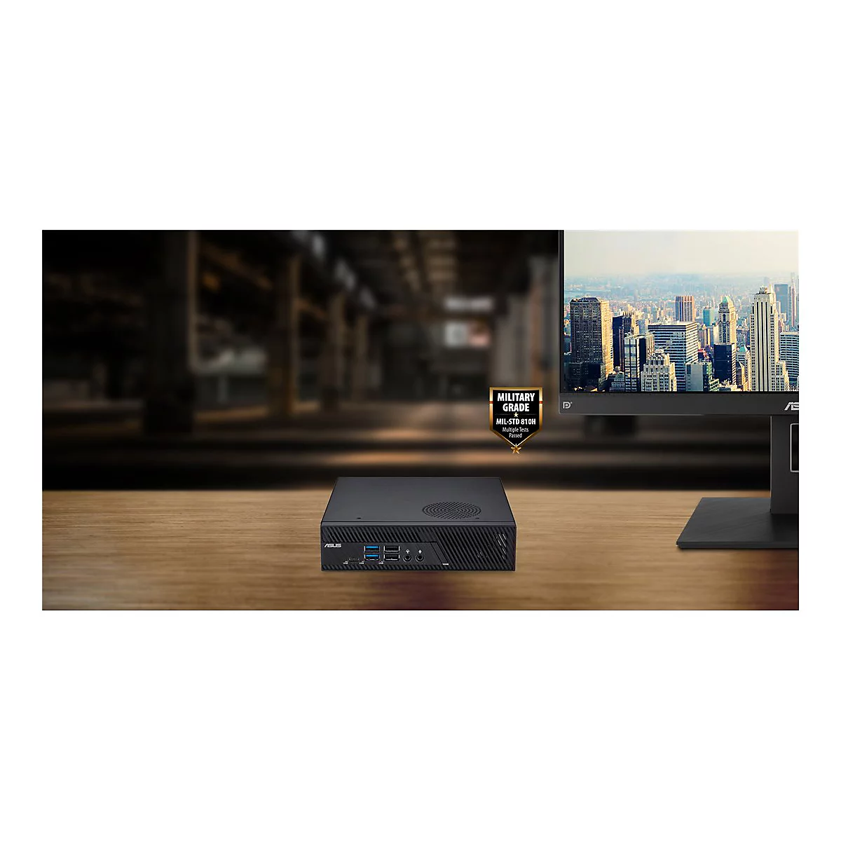ASUS PB63 B3014MH - Mini-PC - Core i3 13100 / 3.4 GHz - RAM 8 GB - SSD 256 GB - UHD Graphics 730