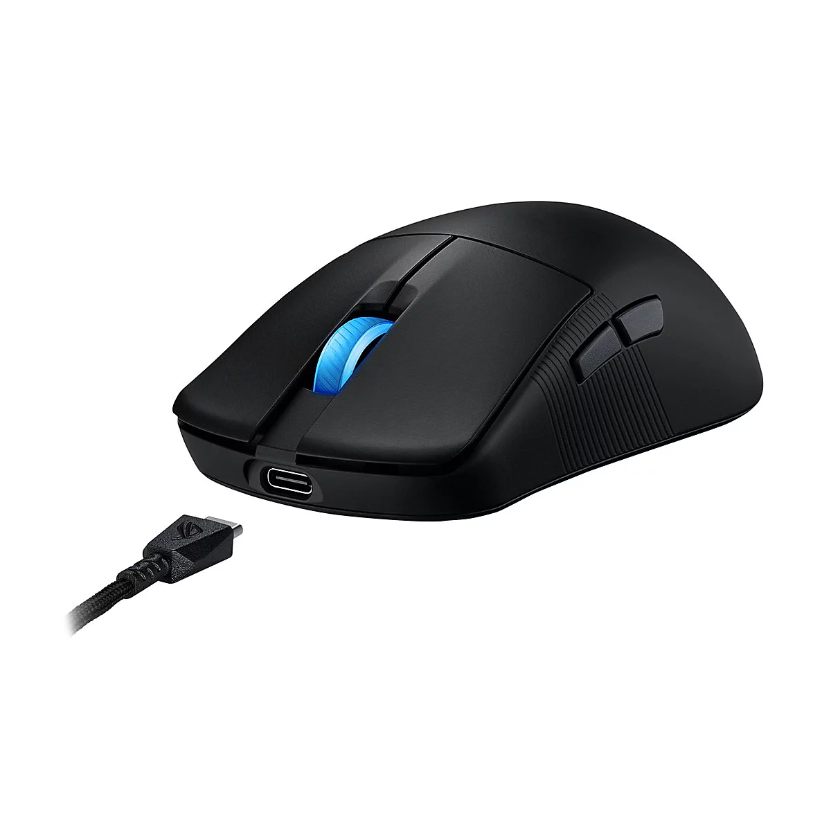 ASUS ROG Harpe Ace Mini - Maus - optisch - 5 Tasten - kabelgebunden, kabellos - USB, Bluetooth 5.1, 2.4 GHz