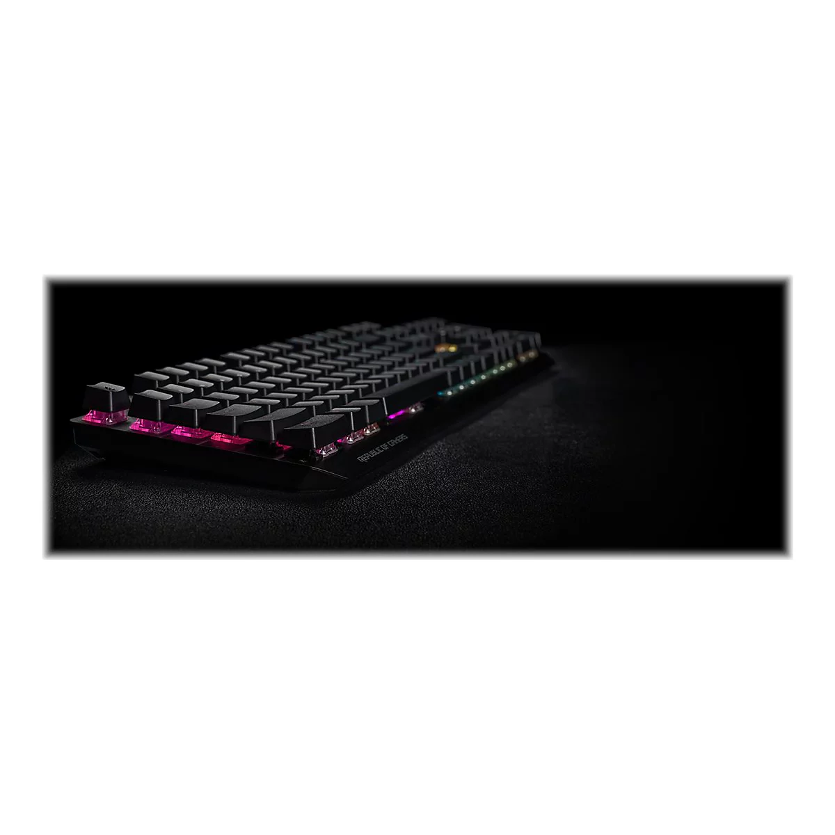 ASUS ROG PBT Doubleshot - Tastenkappen-Satz - Schwarz