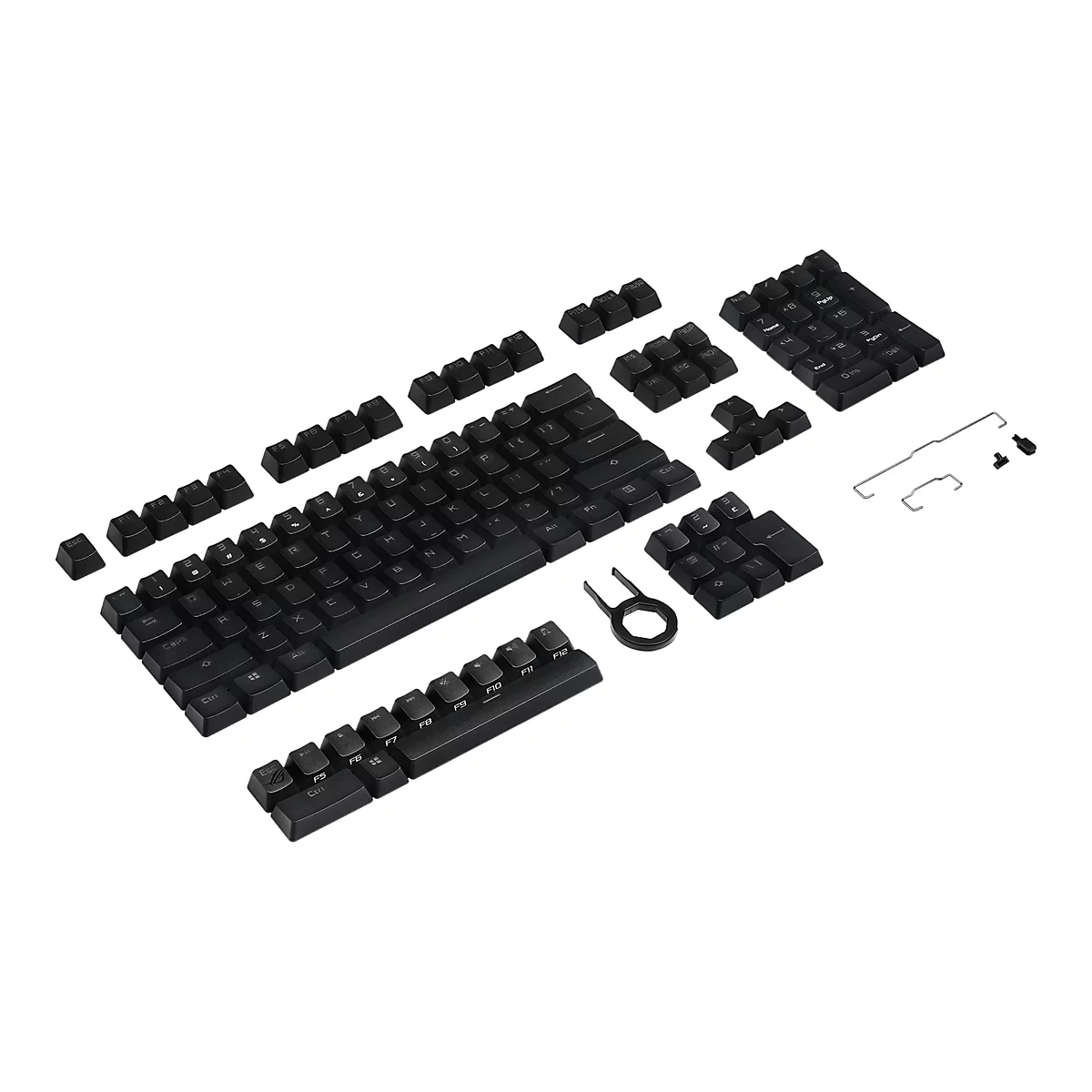 ASUS ROG PBT Doubleshot - Tastenkappen-Satz - Schwarz