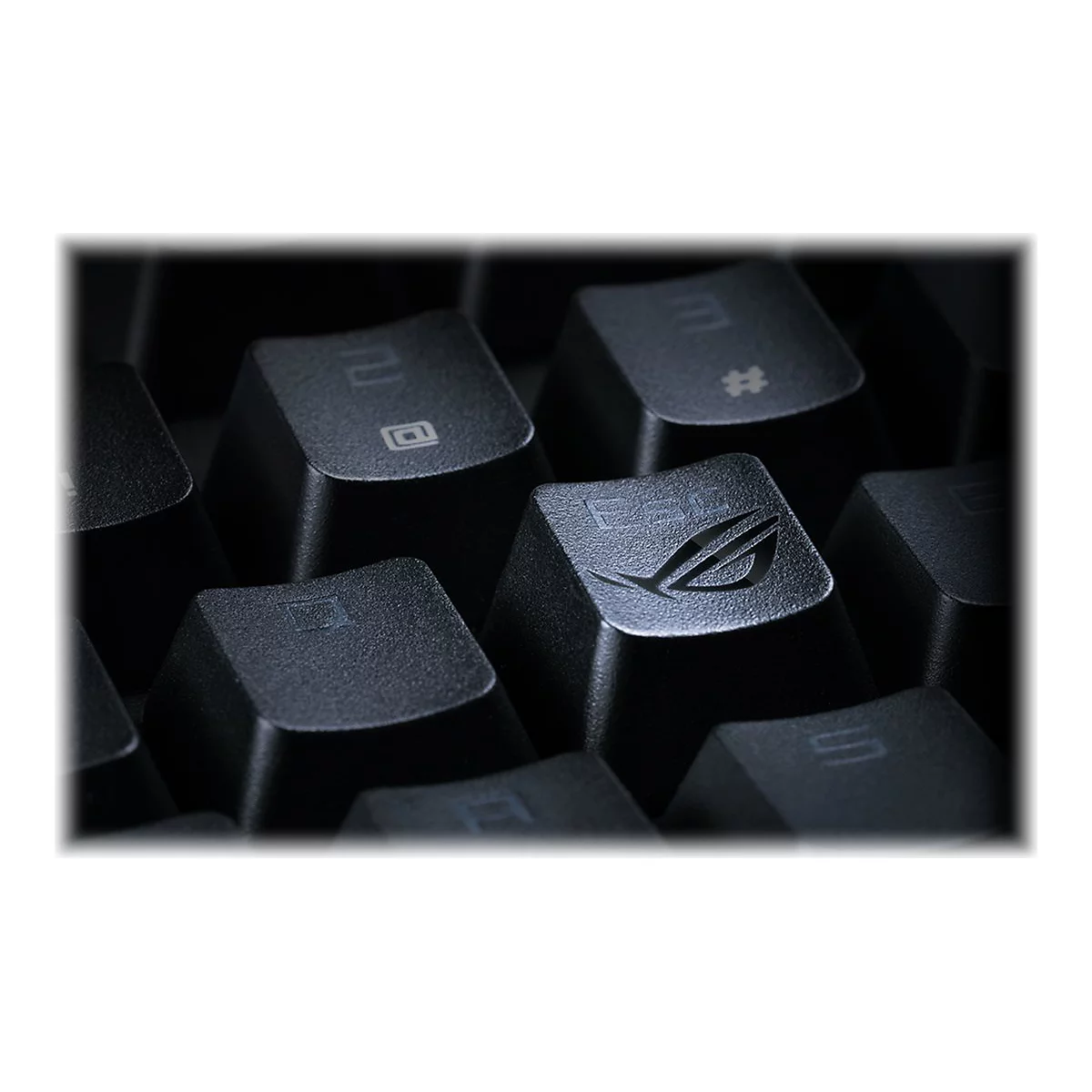ASUS ROG PBT Doubleshot - Tastenkappen-Satz - Schwarz
