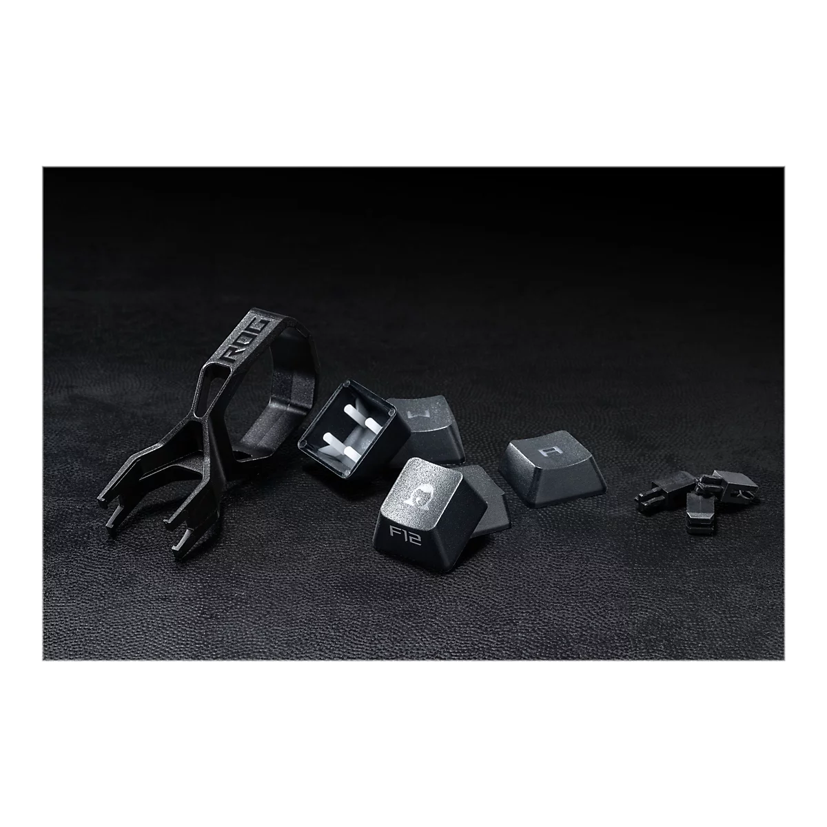 ASUS ROG PBT Doubleshot - Tastenkappen-Satz - Schwarz
