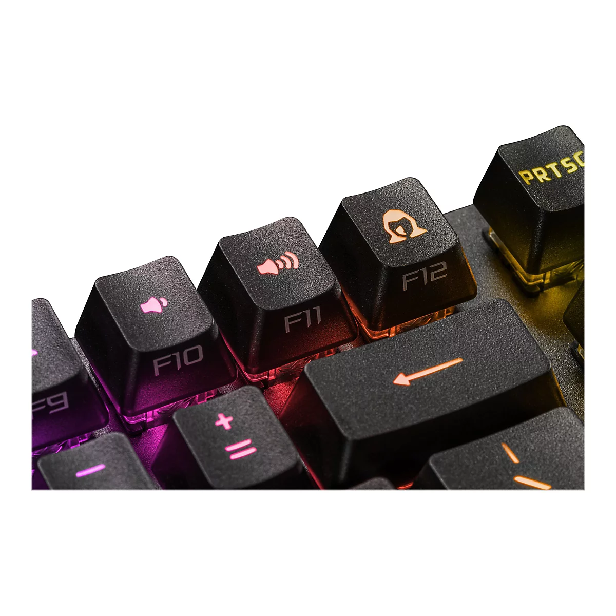 ASUS ROG PBT Doubleshot - Tastenkappen-Satz - Schwarz