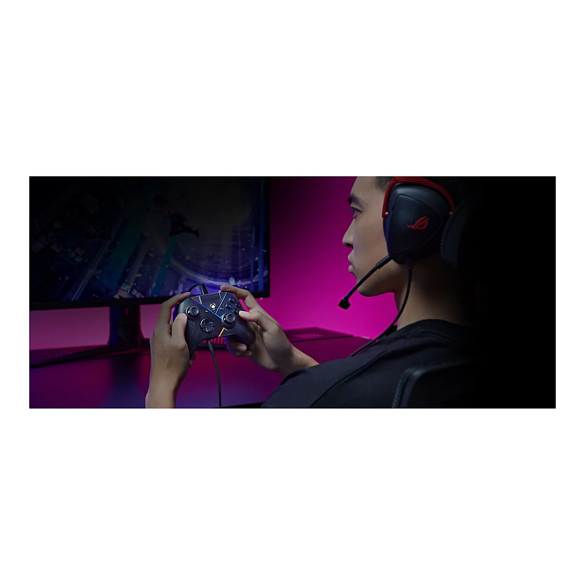 ASUS ROG Raikiri - Game Pad - kabelgebunden - für PC, Microsoft Xbox One S, Microsoft Xbox One X, Microsoft Xbox One