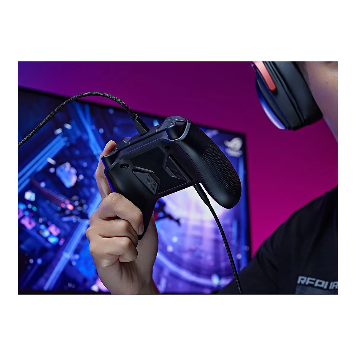ASUS ROG Raikiri - Game Pad - kabelgebunden - für PC, Microsoft Xbox One S, Microsoft Xbox One X, Microsoft Xbox One