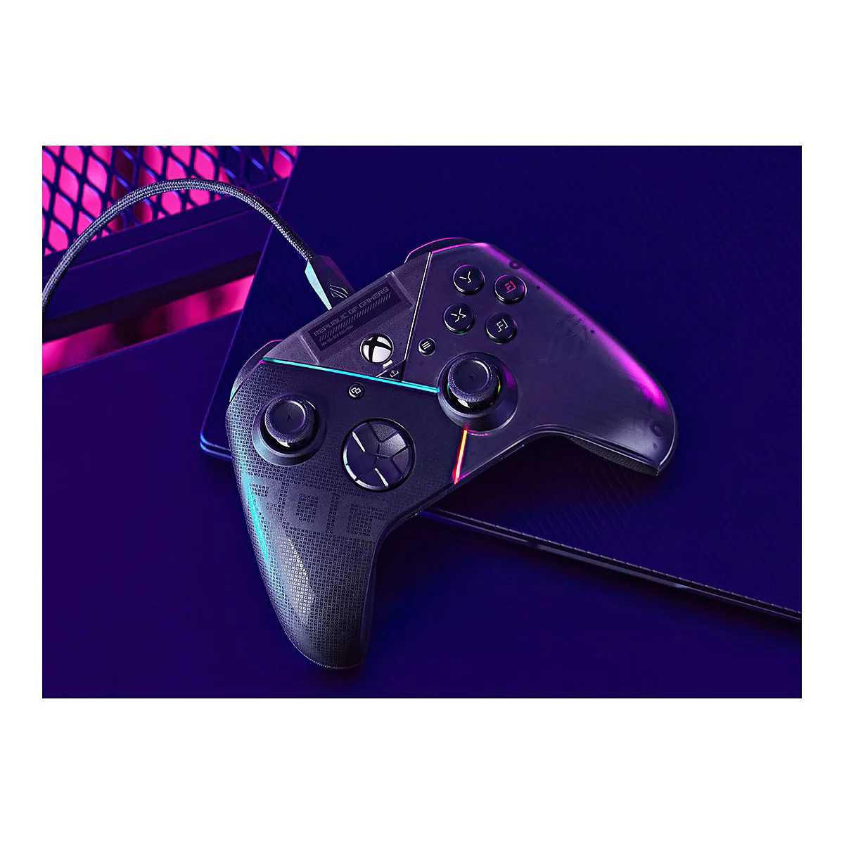 ASUS ROG Raikiri - Game Pad - kabelgebunden - für PC, Microsoft Xbox One S, Microsoft Xbox One X, Microsoft Xbox One