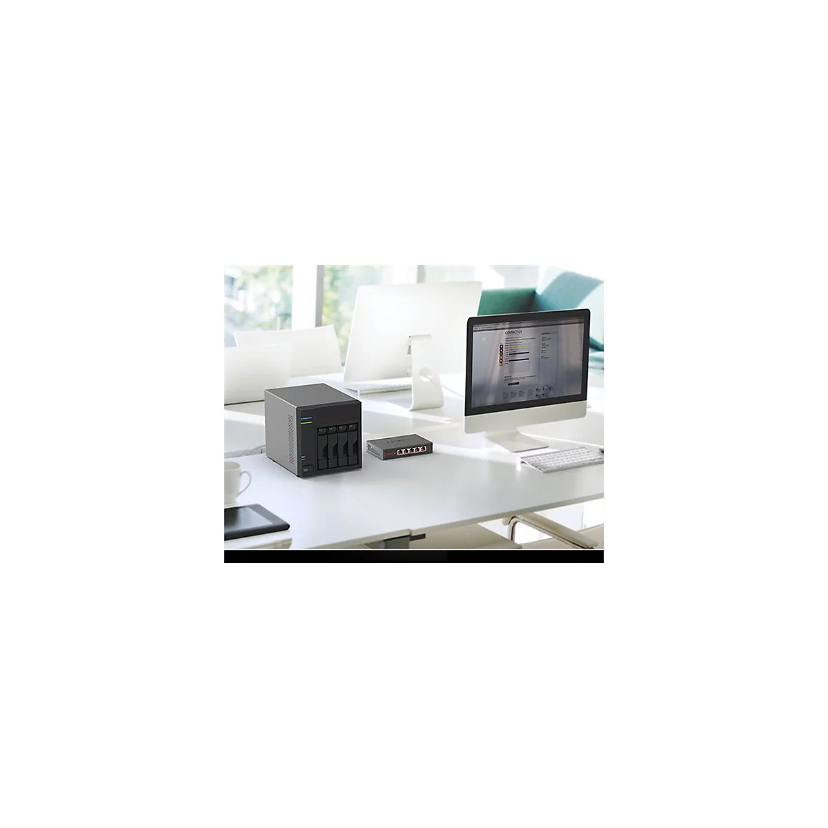 Asustor ASW205T - Switch - unmanaged - 5 x 100/1000/2.5G Base-T - Desktop, wandmontierbar