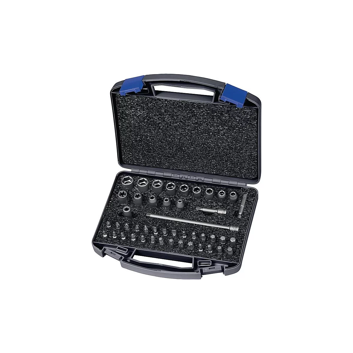 ASW Power doppenset 700 KS 46 OL, 46-delig, 1/4 inch, 6-KT/E/gleuf/PH/PZD/i6, speciaal staal