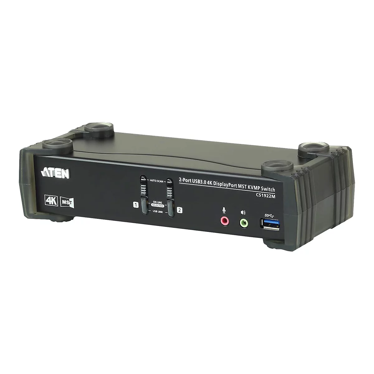 ATEN CS1922M - KVM-/Audio-/USB-Switch - 2 x KVM/Audio/USB - 1 lokaler Benutzer - Desktop