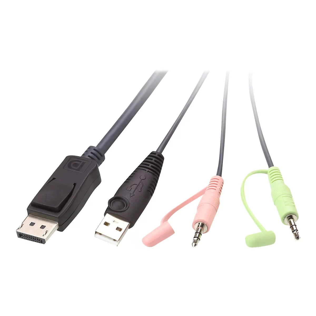 ATEN CS22DP - KVM-/Audio-/USB-Switch - 2 x KVM/Audio/USB - 1 lokaler Benutzer - Desktop