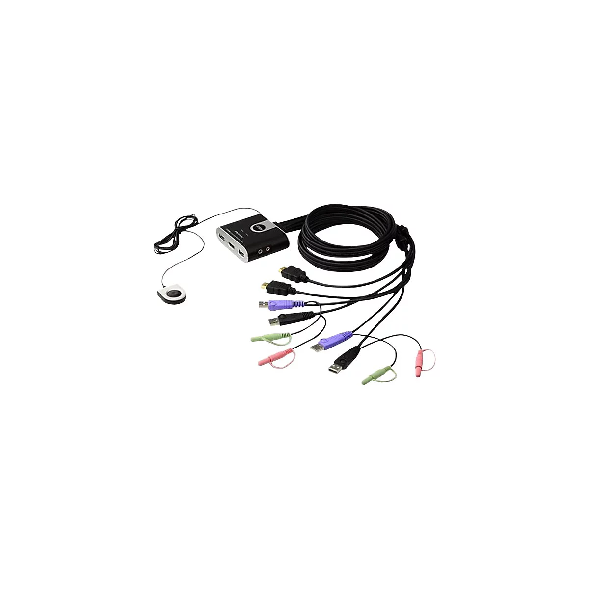 ATEN CS692 - KVM-/Audio-Switch - 2 x KVM/Audio - 1 lokaler Benutzer - Desktop