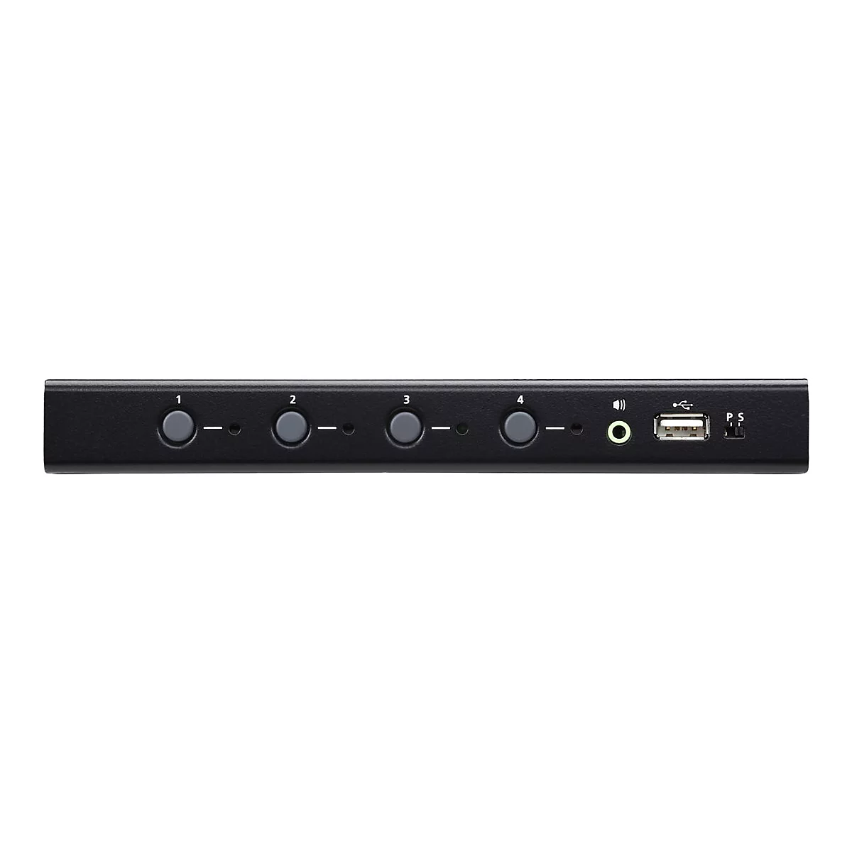 ATEN CS724KM USB Boundless KM Switch - Schalter Tastatur/Maus/USB/Audio - 4 x Tastatur/Maus/USB/Audio - 1 lokaler Benutzer - Desktop