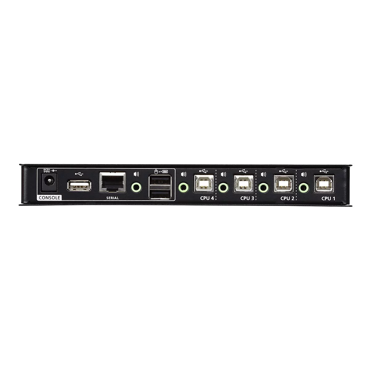 ATEN CS724KM USB Boundless KM Switch - Schalter Tastatur/Maus/USB/Audio - 4 x Tastatur/Maus/USB/Audio - 1 lokaler Benutzer - Desktop
