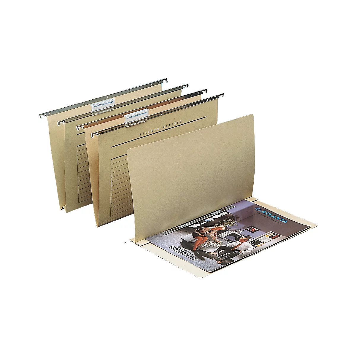 Atlanta Hangmappen voor laden Alzicht, folio, bodem 30 mm, ref. 6622-15, 25 stuks