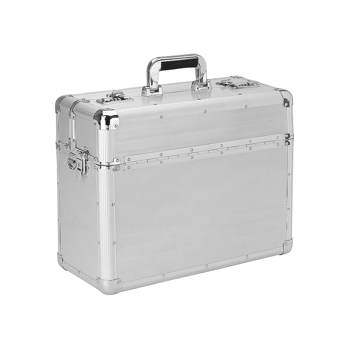 Attaché-case Betha, avec poignée Heavy Duty, avec compartiment pour ordinateur portable, argent