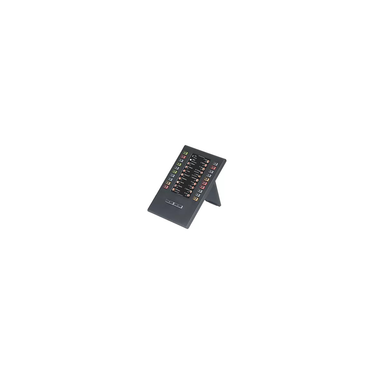 Auerswald COMfortel D-XT20i - Funktionstasten-Erweiterungsmodul für VoIP-Telefon - Schwarz - für COMfortel D-210, D-400, D-600